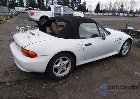 1997 BMW Z3 1.9L Roadster z USA, uszkodzony, nr VIN 4USCH7328VLE03741